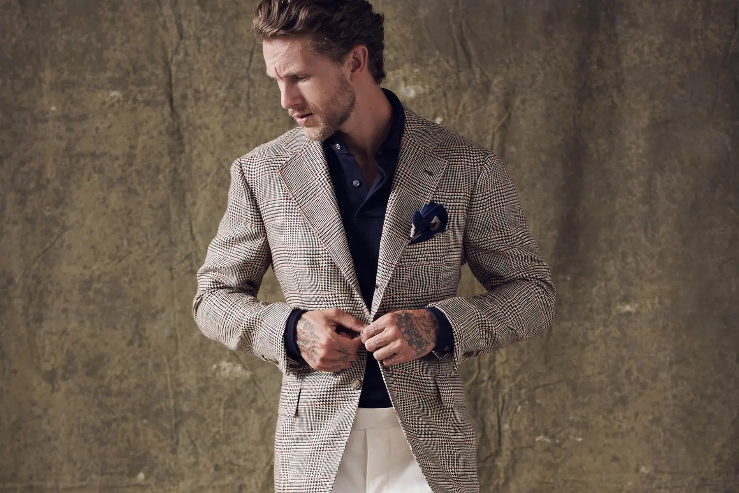 Smoking — Black Tie — Mohair-Woll-Mischung